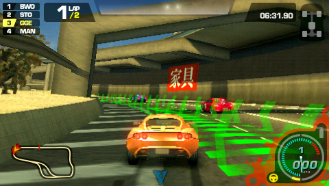 Need for Speed: ProStreet screenshot 3 for PSP